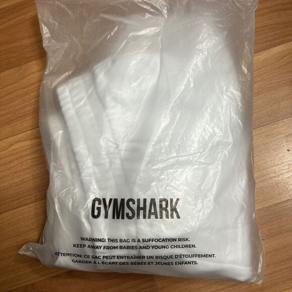 Gymshark Womens White Training Sweat Shorts Relaxed Fit Size XXL Pockets… - Picture 9 of 9